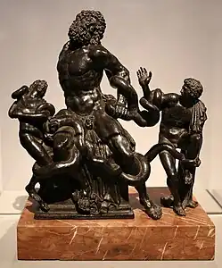 Laocoon, Bronze, vers 1520, Musée national du Bargello