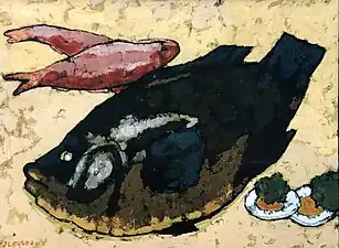 La Vieille (1993). (46 × 61 cm)