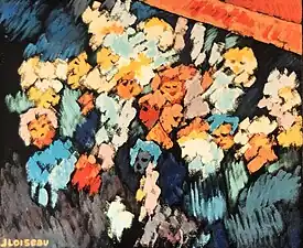 Minuit devant Sénéquier (1996). (54 × 65 cm)