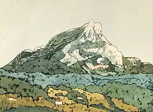 La Ste-Victoire (1992). (54 × 73 cm)