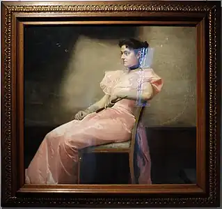 Portrait de Mademoiselle Hélène de Burlet, 1894, Bruxelles, musée Fin de siècle.