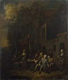 Scène devant une taverne, Musée de l'Ermitage