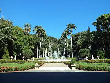 Jardin à la française, dessiné par Paul Villon.