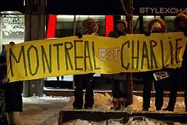 Montréal, par −26 °C, 7 janvier 2015.