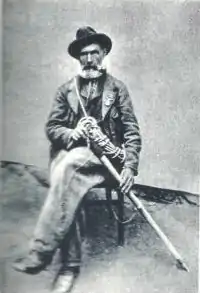 Portrait de Jean-Antoine Carrel, vers 1890.