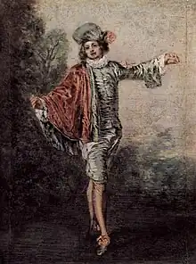 L'Indifférent, 1717, Louvre.