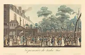 La promenade au jardin turc, d'après Jean-Joseph Bastier de Bez, National Gallery of Art.