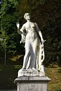 Muse Bagnéraise (1909), Bagnères-de-Bigorre, parc thermal.