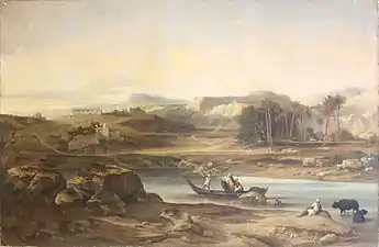 La Fuite en Égypte, Carpentras, musée Comtadin-Duplessis.