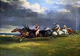 Le Derby d'Epsom, (1821), Paris, musée du Louvre.