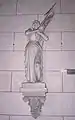 Jeanne d'Arc dans l'église de Mornay-sur-Allier.