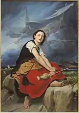 Jeanne d'Arc écoutant les Voix.Rouen, musée des Beaux-Arts.