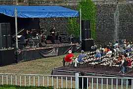 Récital dans les douves du Château