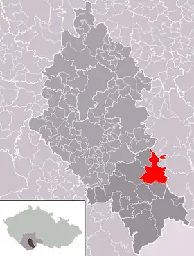 Localisation de Jílovice