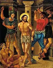 Joaquim José da Natividade, Bandeira da Procissão de Cristo (n. d., Musée Afro Brasil, à Salvador).