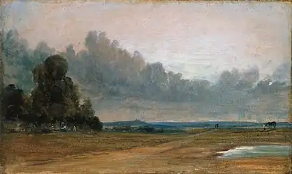 Vue d'Hampstead avec Harrow au loin, 1822Fine Arts Museum of San Francisco