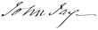 Signature de John Jay