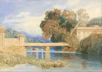 Dessin, oeuvre de John Sell Cotman, vers 1830.