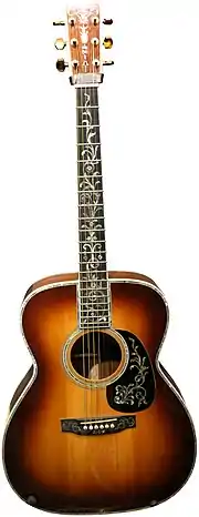 Guitare Martin ayant appartenu à Johnny Cash