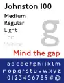 Edward Johnston, Johnston, 1916.