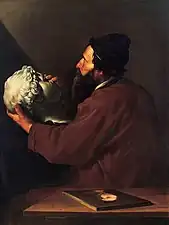 José de Ribera, Allégorie des sentiments, huile sur toile (114 × 88 cm), v. 1630, Norton Simon Foundation.