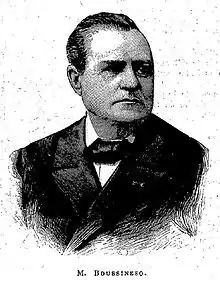 Joseph Boussinesqprofesseur en mécanique des fluides de 1872 à 1886, membre de l’Académie des sciences, connu pour l'équation de Boussinesq