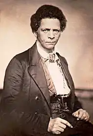 Portrait de Joseph Jenkins Roberts, le premier président  du Liberia.