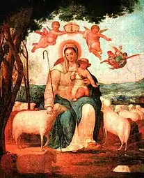 Huile sur bois de Juan Lovera (es) (XIXe siècle), Galerie nationale d'art de Caracas (es).