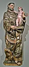 Saint Antoine de Padoue, Jean de Joigny, 1540, Musée national de la Sculpture, Valladolid