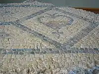 Fragment de la même mosaïque au musée