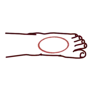 Haisoku, dessus du pied.