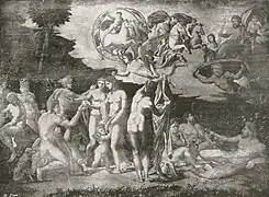 Raphaël (1483-1520) (copie du XVIIe siècle d'après), Le Jugement de Pâris.