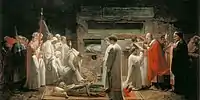 Les Martyrs aux catacombes (1855), Paris, musée d'Orsay.