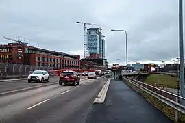 Junatie à Kalasatama.