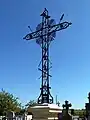 Croix de mission de 1859 à l'entrée du cimetière (sept. 2014).