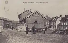La gare de Juslenville, anno 1900.