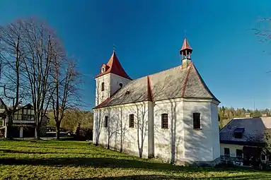 Křížlice : église Saint-Jean-Baptiste.
