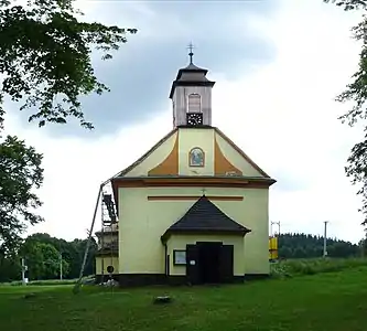 Façade de l'église.