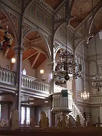 Église de Kajaani, intérieur.