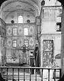 Intérieur de la mosquée vu de la galerie en direction du chœur (1903 – Brooklyn Museum archives, Goodyear Archival collection).