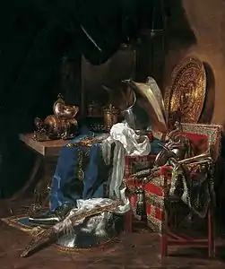 Grande nature morte aux armes et armures (1643-1645) Musée de Tessé, Le Mans