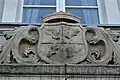 Allégement des armoiries au château de Kamnitz à Kamieniec, Basse-Silésie