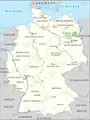 Localisation de la réserve en Allemagne