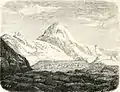 Esquisse représentant le Kazbek (1876).