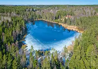 Lac Katronträsk à Sipoonkorpi.