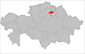 Localisation de District d'Akkol