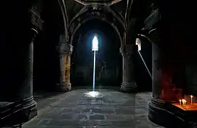 Intérieur du gavit.