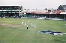 Photographie d'un match Indes occidentales - Australie en 2003.