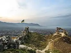 point de vue depuis le château,