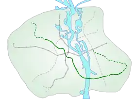 Voir la carte de la ligne.